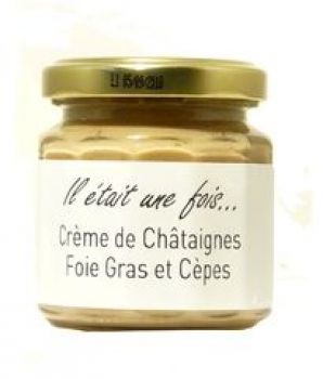 Crème de châtaignes foie gras et cèpes