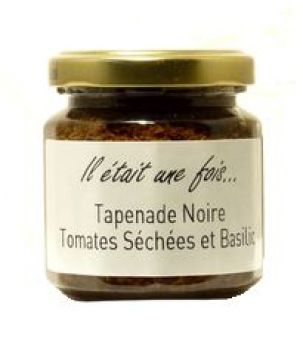 Tapenade noire aux tomates séchées et basilic