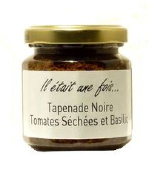 Tapenade noire aux tomates séchées et basilic